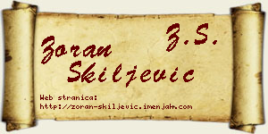 Zoran Škiljević vizit kartica